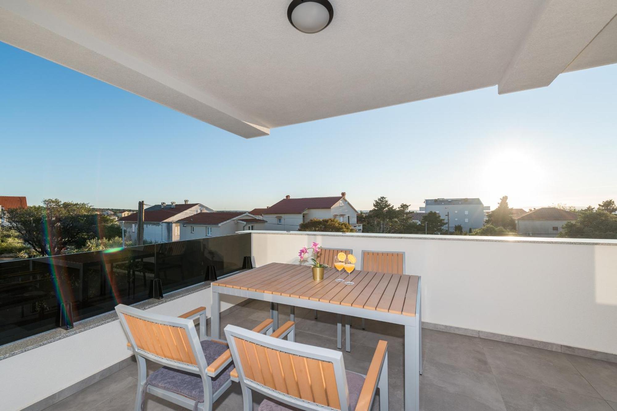 Villa Lena Luxury Apartments Novalja Rom bilde